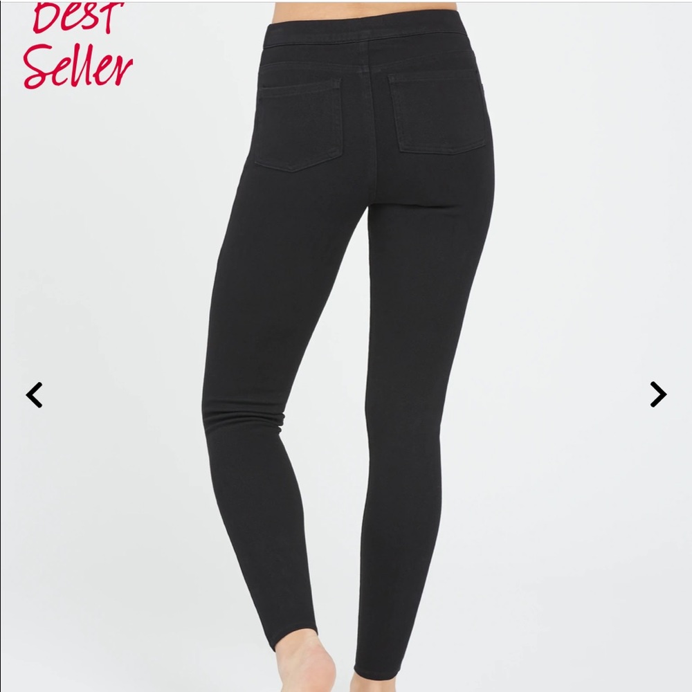 SPANX Jean-ish Ankle Leggings Black XL Petite 14P